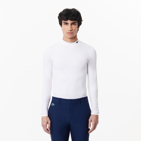 Lacoste Recycled Fiber Long-Sleeve Sports T-shirt