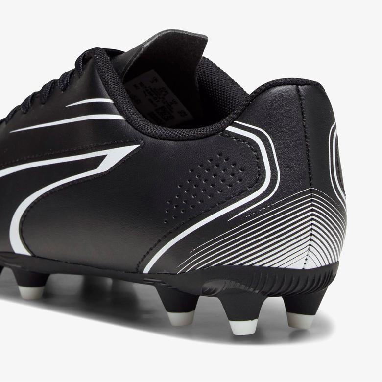 Puma Vitoria Fg/Ag Çocuk Siyah Halı Saha Kramponu
