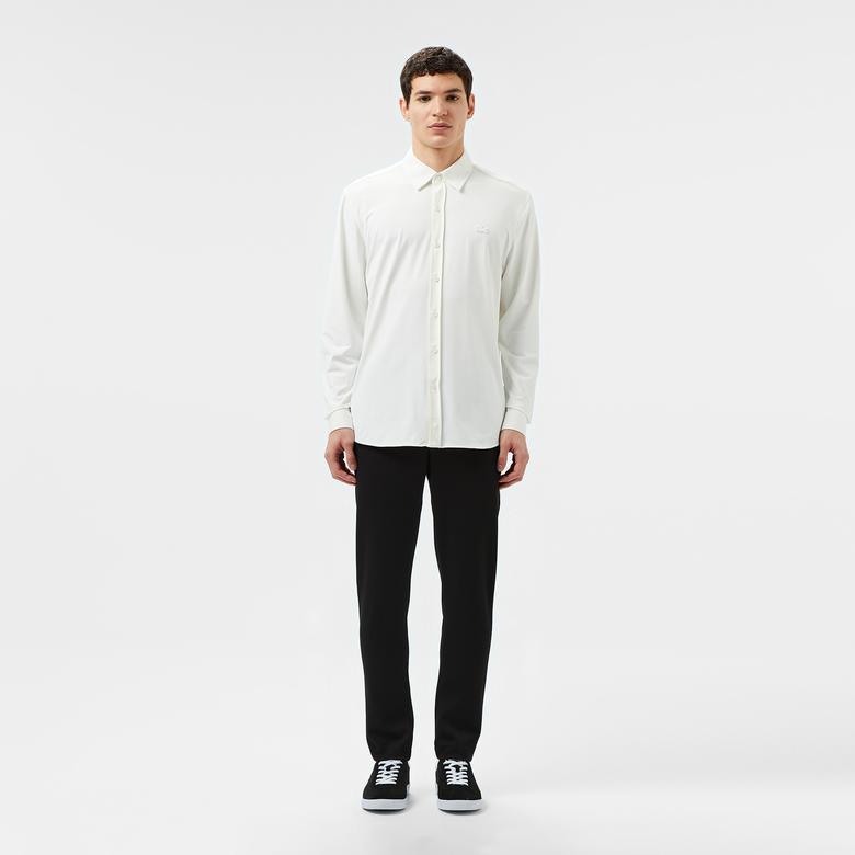 Lacoste Erkek Slim Fit Beyaz Gömlek