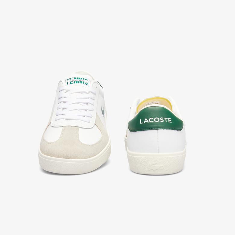 Lacoste Baseshot Pro Leather Erkek Beyaz Sneaker