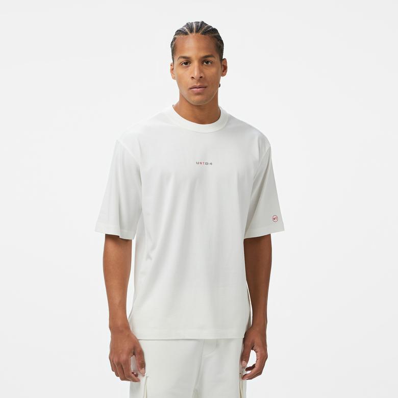 UNITED4 Comfort Erkek Beyaz T-Shirt