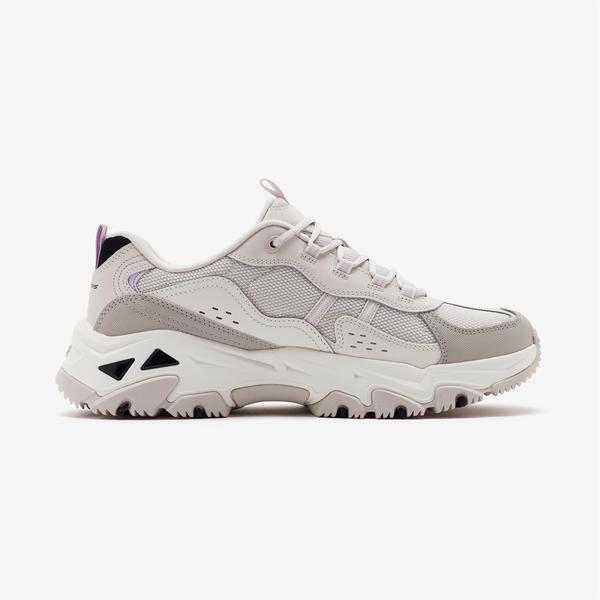 Skechers D'Lites Hiker Kadın Krem Spor Ayakkabı