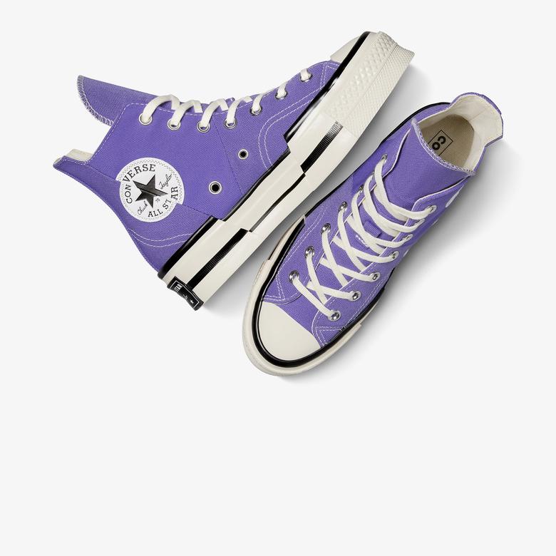 Converse Chuck 70 Plus Unisex Mor Platform Sneaker