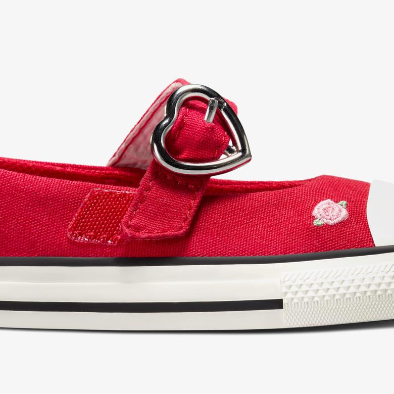 Converse Chuck Taylor All Star Dainty Mary Jane Bebek Kırmızı Babet