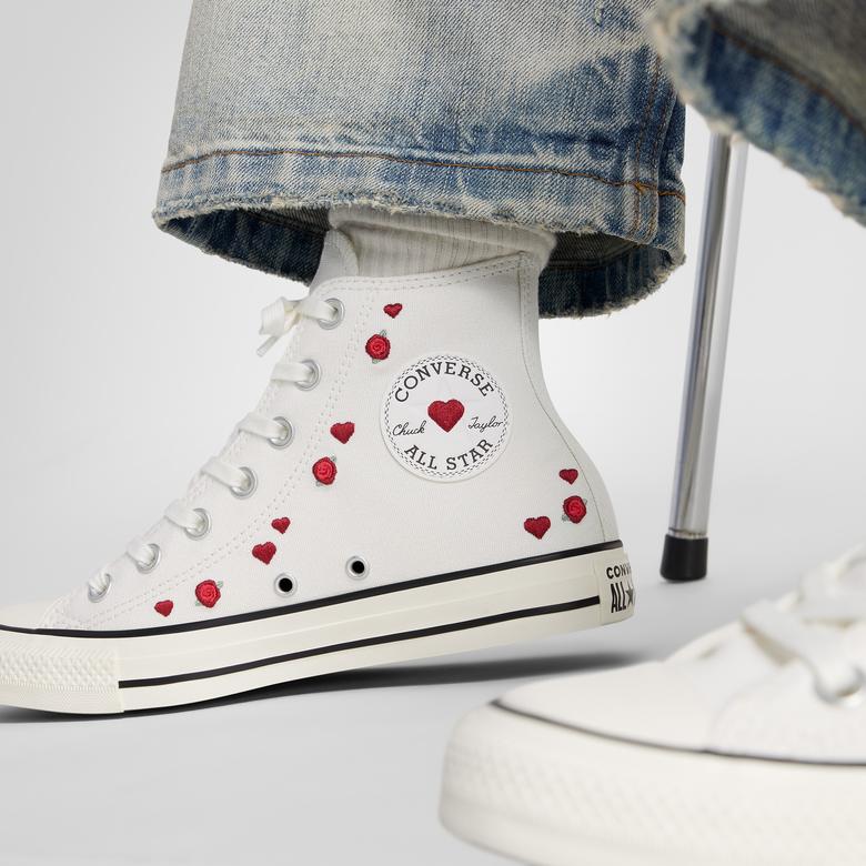 Converse Chuck Taylor All Star Roses Unisex Beyaz Sneaker