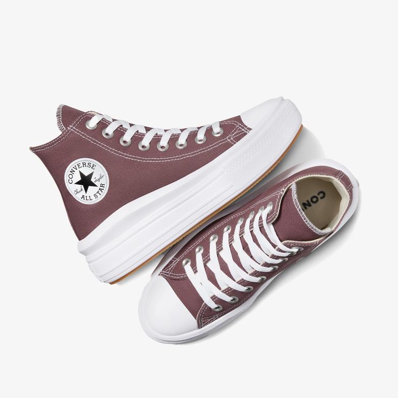Converse Chuck Taylor All Star Move Platform Unisex Bordo Platform Sneaker
