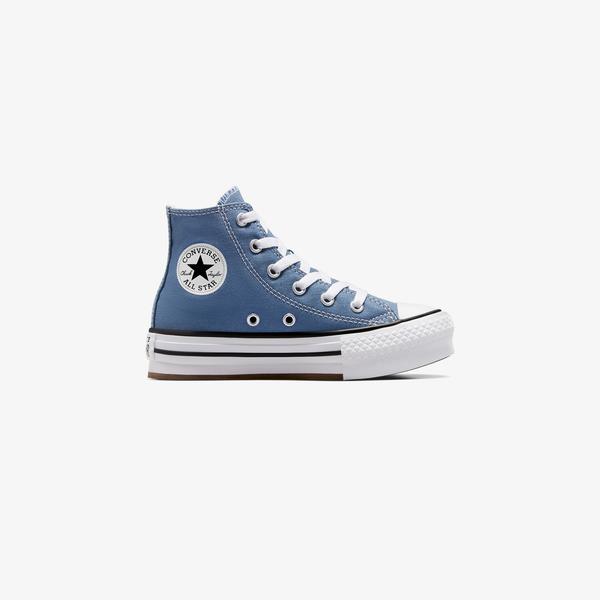 Converse Chuck Taylor All Star EVA Lift Çocuk Mavi Platform Sneaker