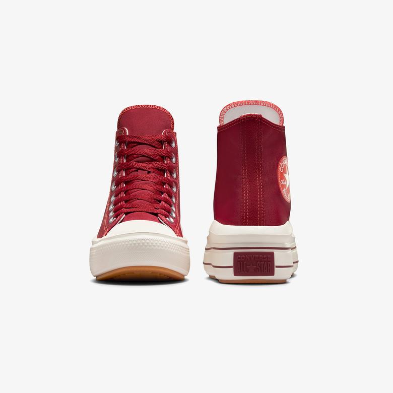 Converse Chuck Taylor All Star Move Platform Unisex Kırmızı Platform Sneaker