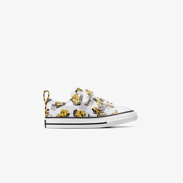 Converse Chuck Taylor All Star 2V Construction Truck Bebek Beyaz Sneaker