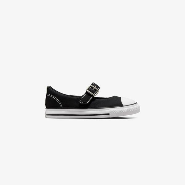 Converse Chuck Taylor All Star Dainty Mary Jane Bebek Siyah Babet