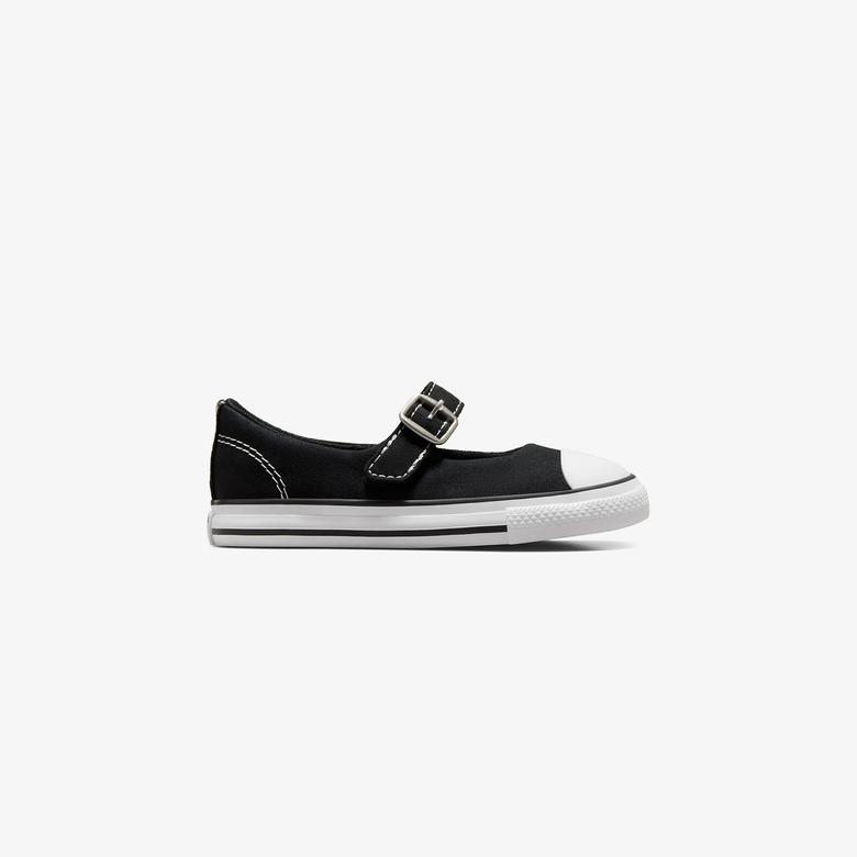Converse Chuck Taylor All Star Dainty Mary Jane Bebek Siyah Babet