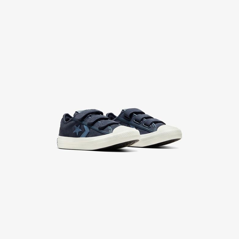 Converse Star Player 76 Çocuk Lacivert Süet Sneaker