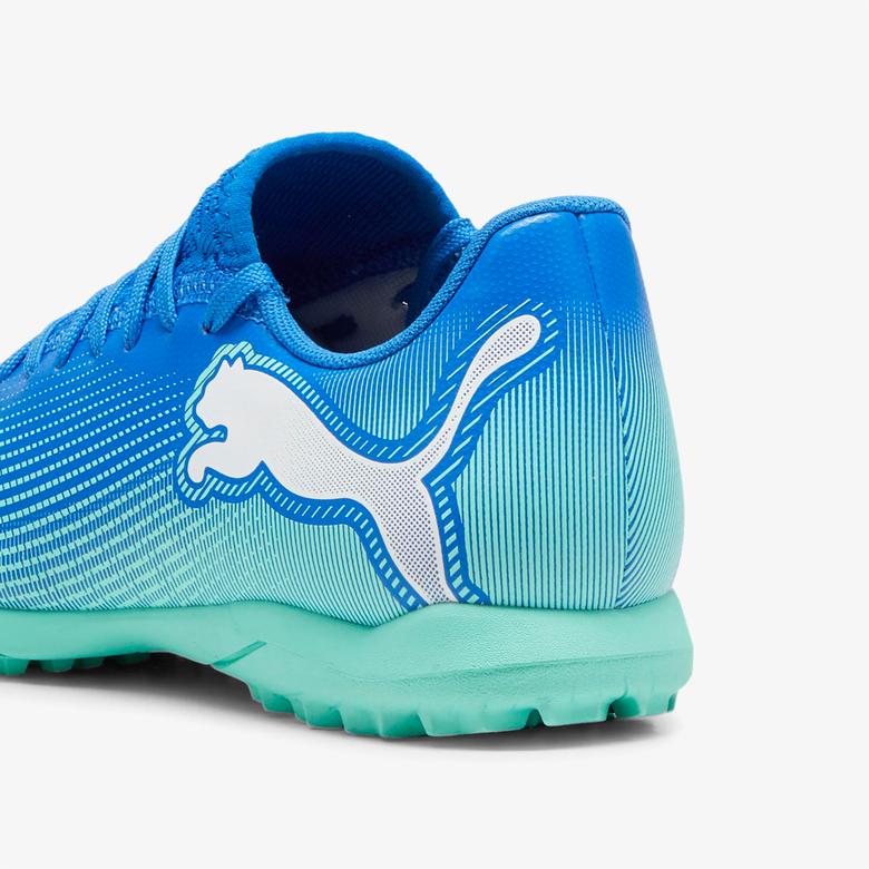 Puma Future Play 7 TT Çocuk Mavi Halı Saha Kramponu