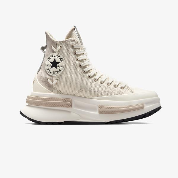 Converse Run Star Legacy CX Platform Crafted Laces Kadın Bej Sneaker