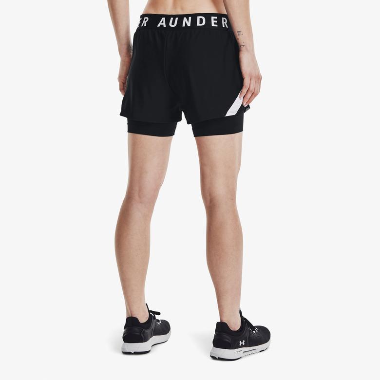Under Armour Play Up 2'si 1 Arada Kadın Siyah Şort