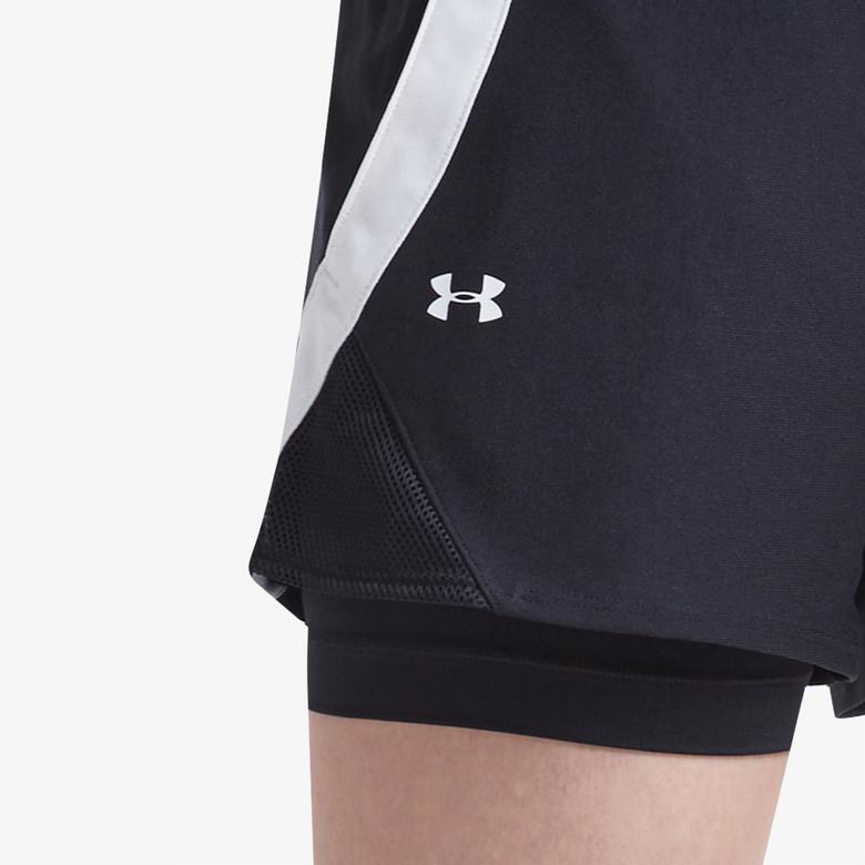 Under Armour Play Up 2'si 1 Arada Kadın Siyah Şort