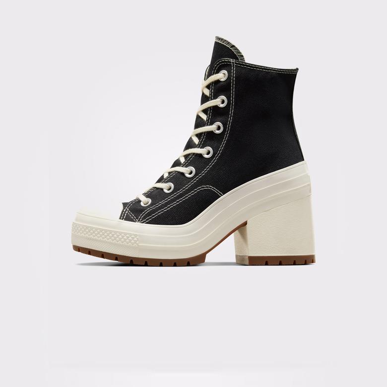 Converse Chuck 70 De Luxe Heel Unisex Siyah/Krem Sneaker
