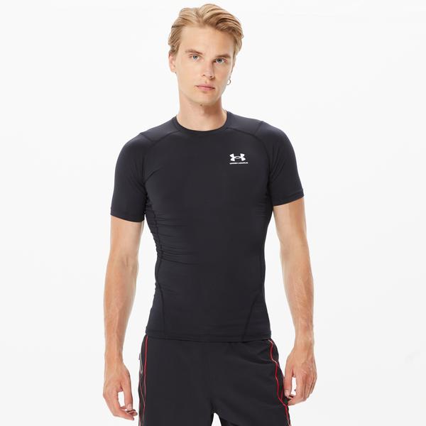 Under Armour Hg Armour Comp Erkek Siyah T-Shirt