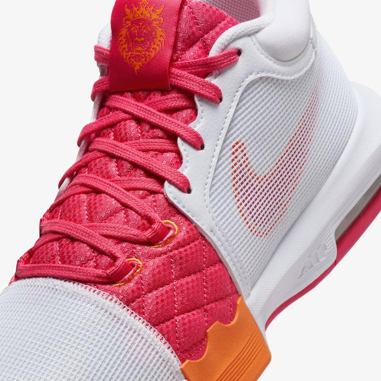 Nike LeBron Witness VIII Erkek Beyaz Basketbol Ayakkabısı