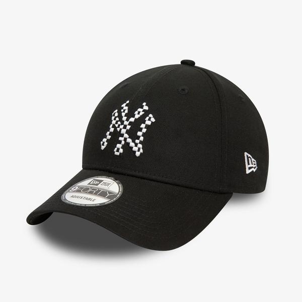 New Era Seasonal infill 9Forty Neyyan  Blkwhi Unisex Siyah Şapka