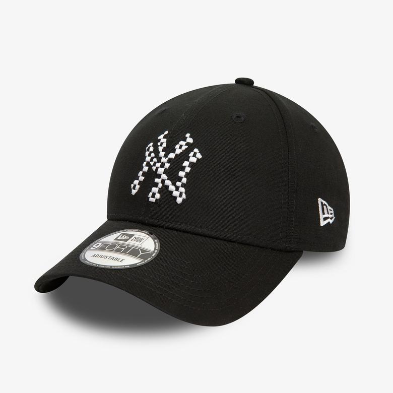 New Era Seasonal infill 9Forty Neyyan  Blkwhi Unisex Siyah Şapka