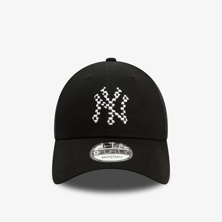 New Era Seasonal infill 9Forty Neyyan  Blkwhi Unisex Siyah Şapka