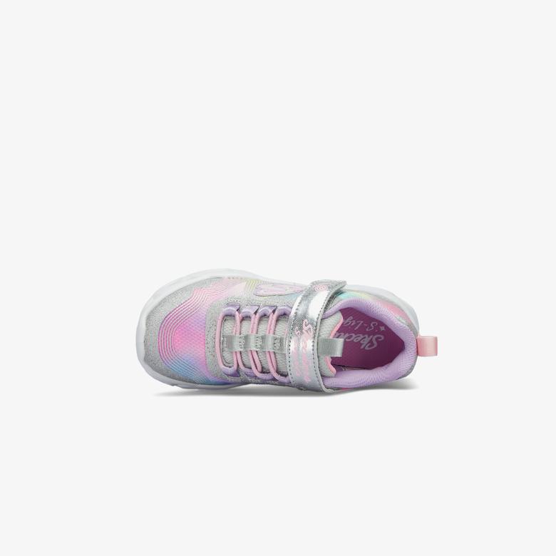 Skechers Twisty Brights 2.0 Çocuk Gri Spor Ayakkabı