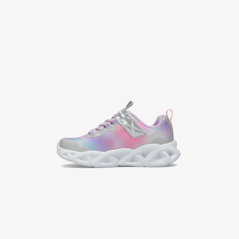Skechers Twisty Brights 2.0 Çocuk Gri Spor Ayakkabı