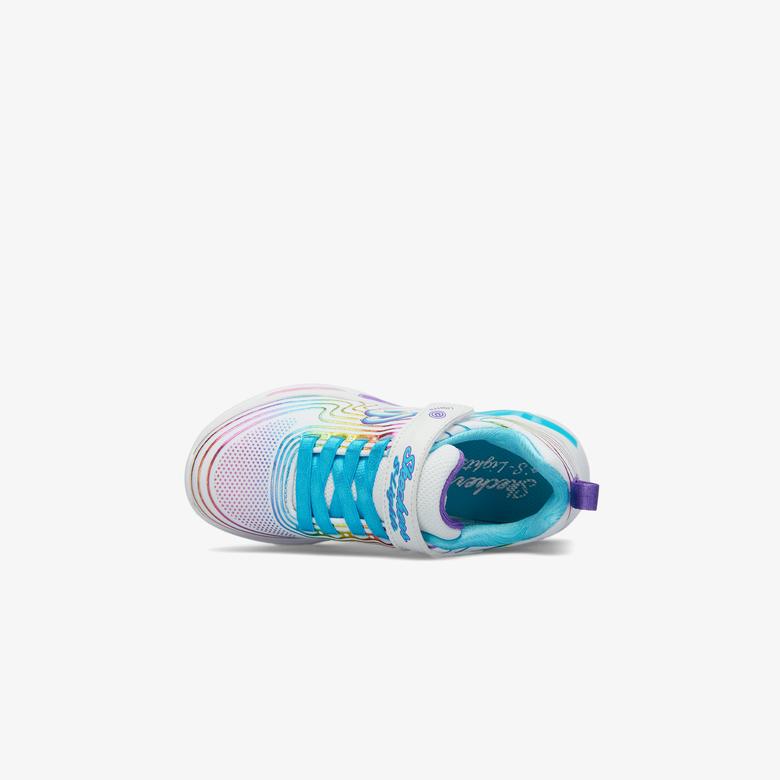 Skechers Wavy Beams Çocuk Beyaz/Çoklu Spor Ayakkabı