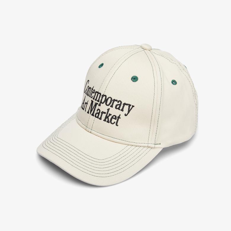 Market C.A.M. 6 Panel Hat Erkek Krem Şapka