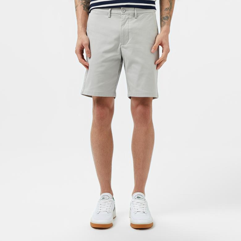 Lacoste Erkek Slim Fit Gri Bermuda