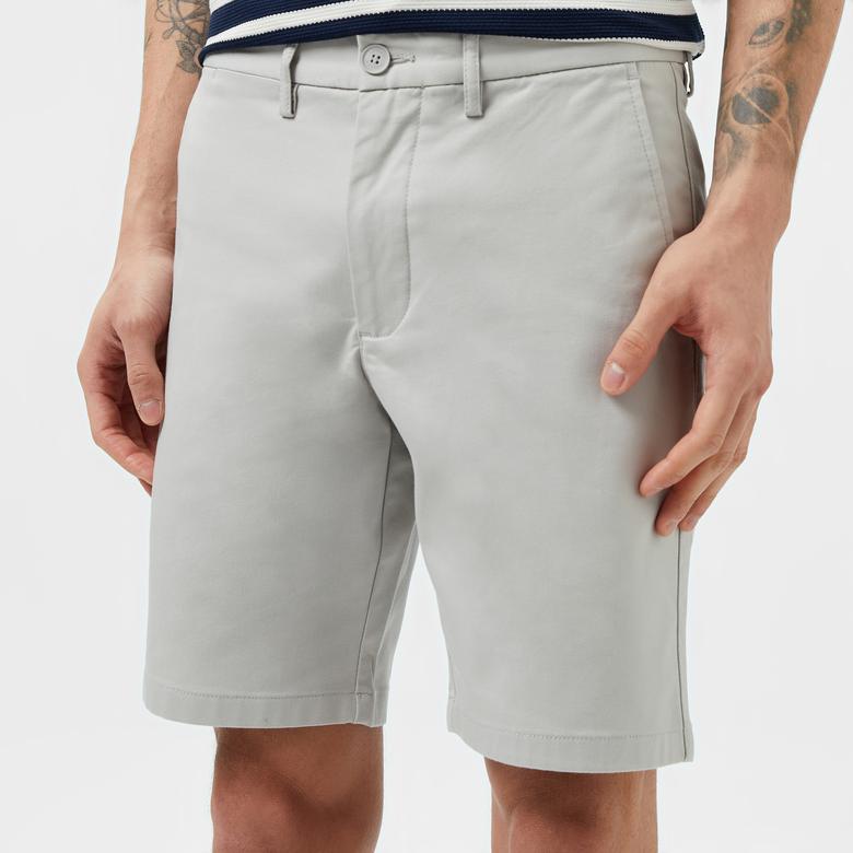 Lacoste Erkek Slim Fit Gri Bermuda
