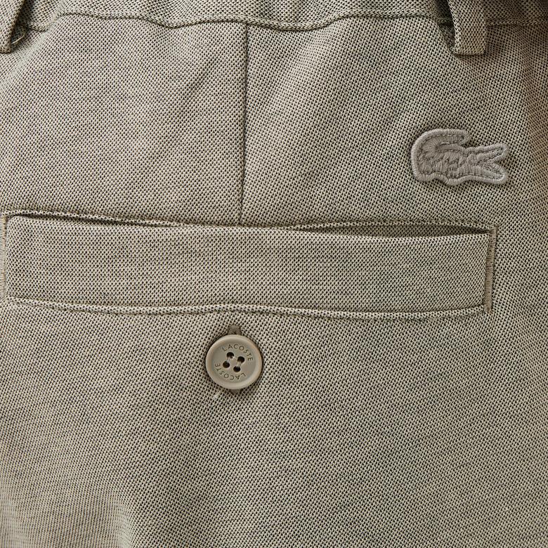 Lacoste Erkek Tapered Fit Bej Bermuda