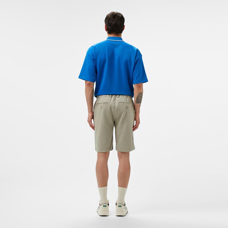 Lacoste Erkek Tapered Fit Bej Bermuda
