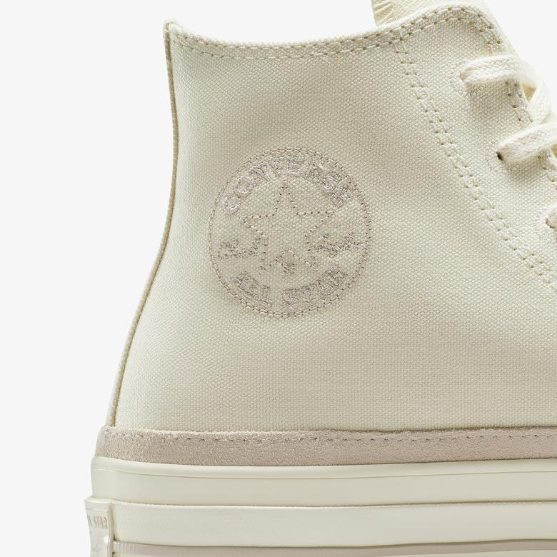 Converse Chuck 70 Taylored Lux Unisex Krem Sneaker