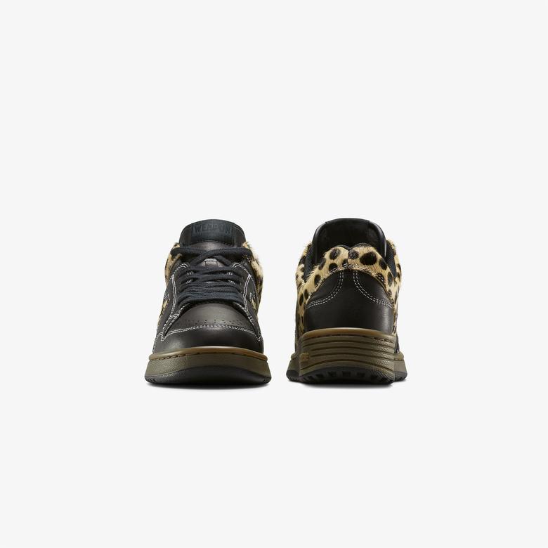 Converse Weapon Pony Hair Unisex Siyah Deri Sneaker