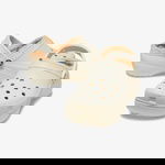 Crocs Classic Platform Lined Clog Kadın Krem Terlik