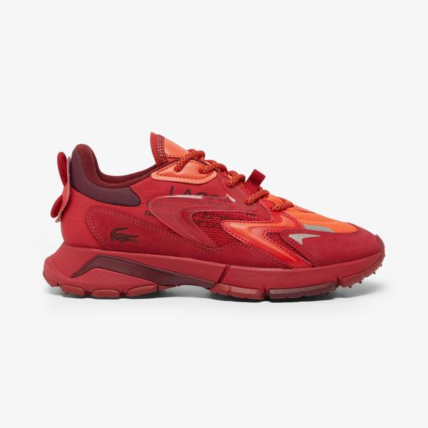 Lacoste L003 Neo Tech Erkek Kırmızı/Turuncu Sneaker
