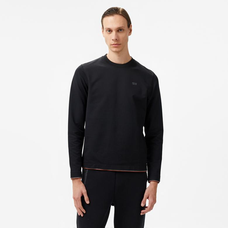 Sportempt St182 Erkek Siyah Hoodie