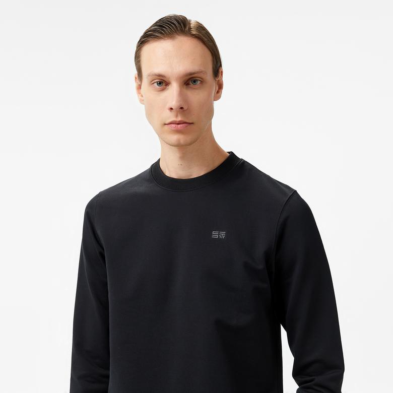 Sportempt St182 Erkek Siyah Hoodie