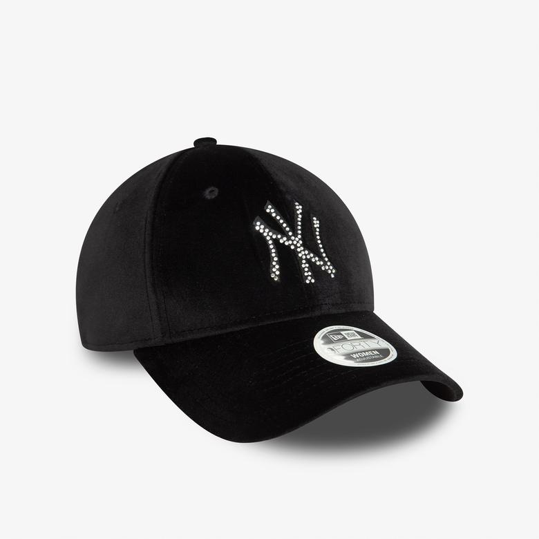 New Era Velour Diamante 9Forty Neyyan Kadın Siyah Şapka
