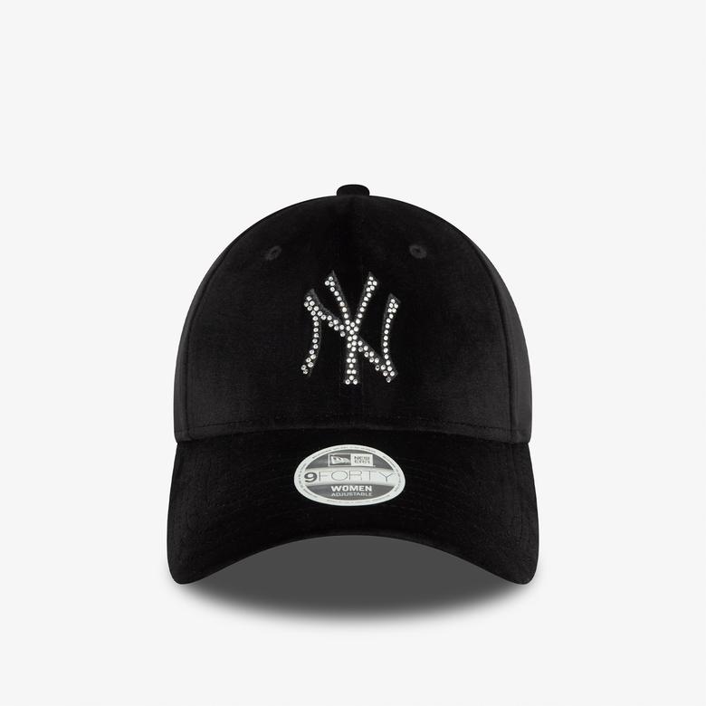 New Era Velour Diamante 9Forty Neyyan Kadın Siyah Şapka