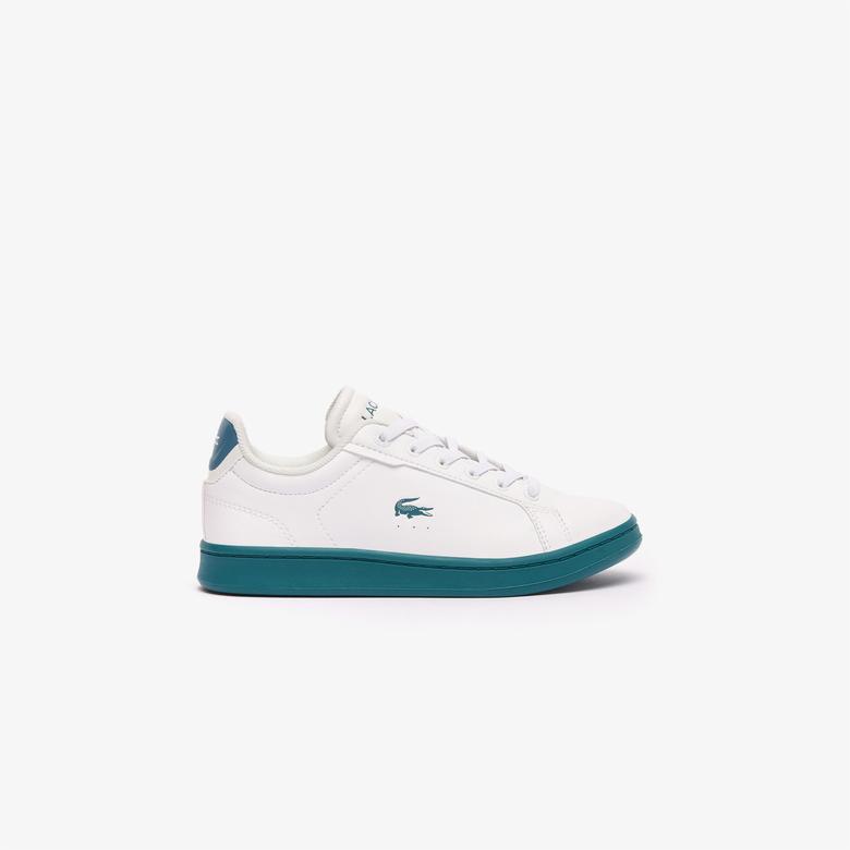 Lacoste Carnaby Pro Synthetic Fiber Çocuk Beyaz Sneaker