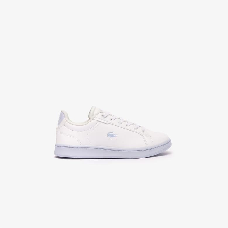 Lacoste Carnaby Pro Synthetic Fiber Çocuk Beyaz Sneaker