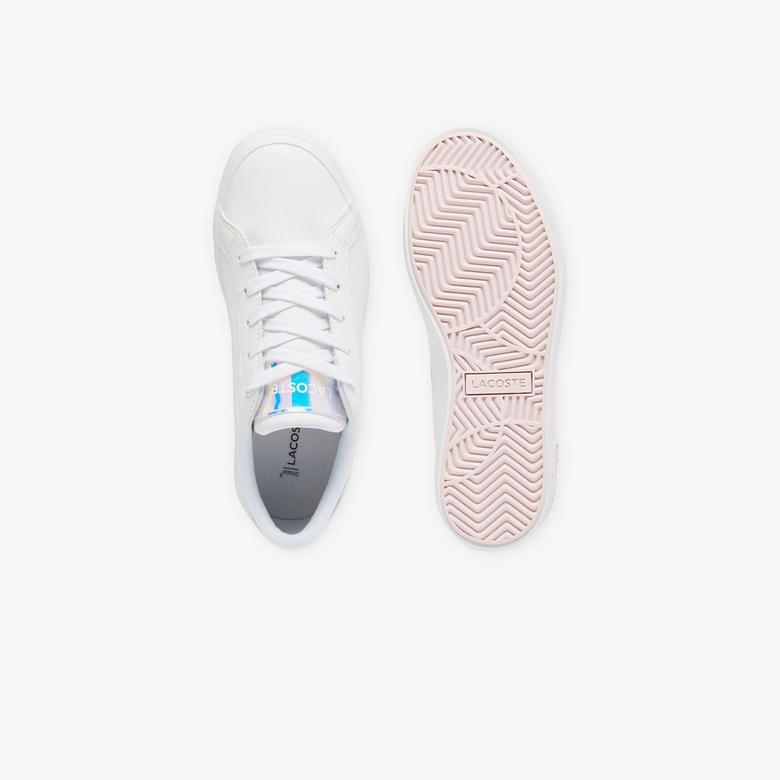 Lacoste Powercourt Çocuk Beyaz/Pembe Sneaker