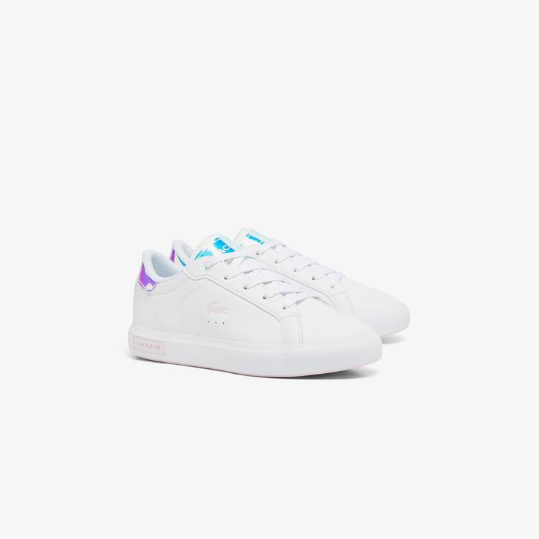 Lacoste Powercourt Çocuk Beyaz/Pembe Sneaker