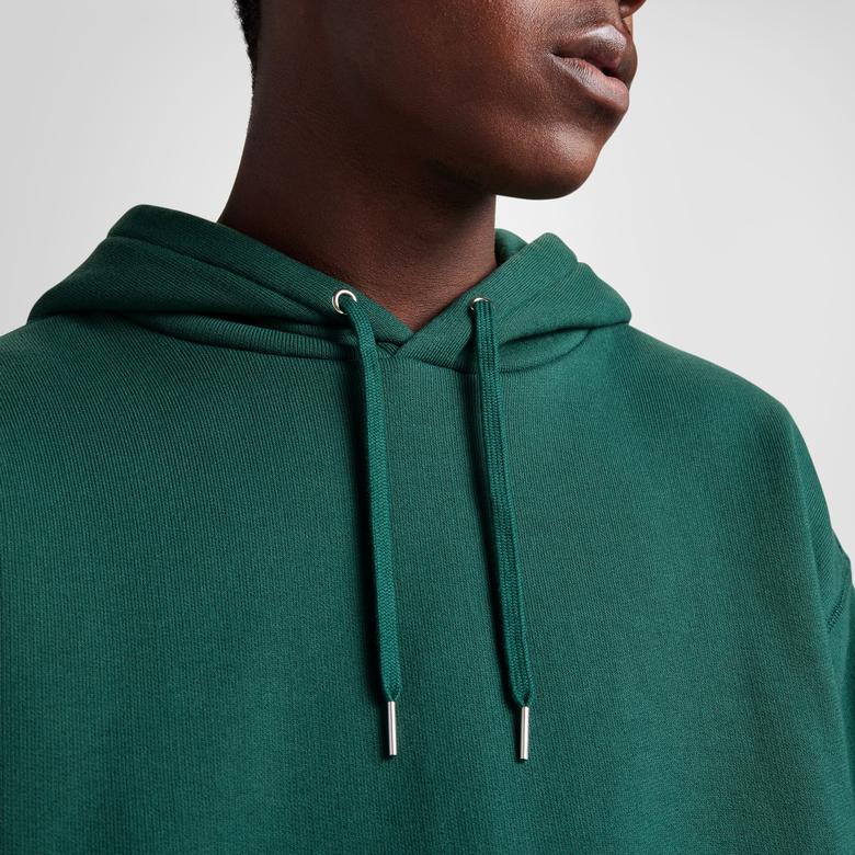 Converse Classic Unisex Loose Fit Yeşil Hoodie