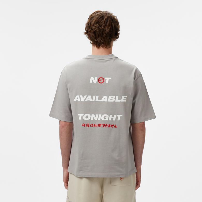 UNITED4 Erkek Gri T-Shirt
