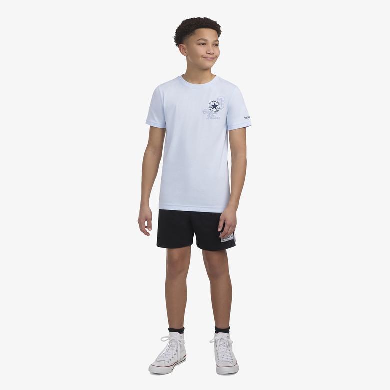 Converse Chuck Taylor All Star Çocuk Mavi T-Shirt
