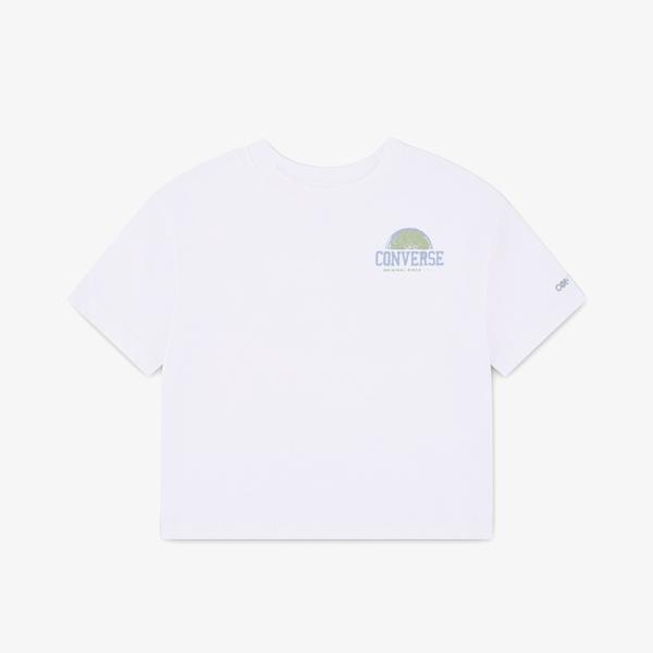 Converse Boxy Çocuk Beyaz T-Shirt